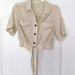 Urban Outfitters Cropped Blouse